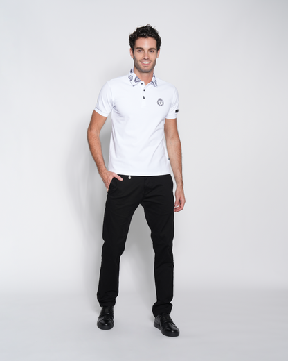 Classic Print Polo Shirt
