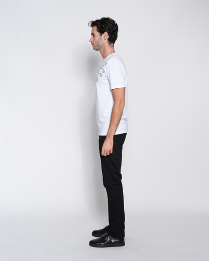 Patterned Emblem T-shirt