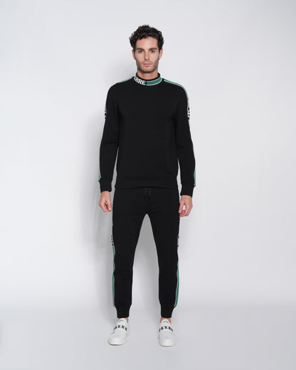 Jacquard Logo Tape Sweatshirt