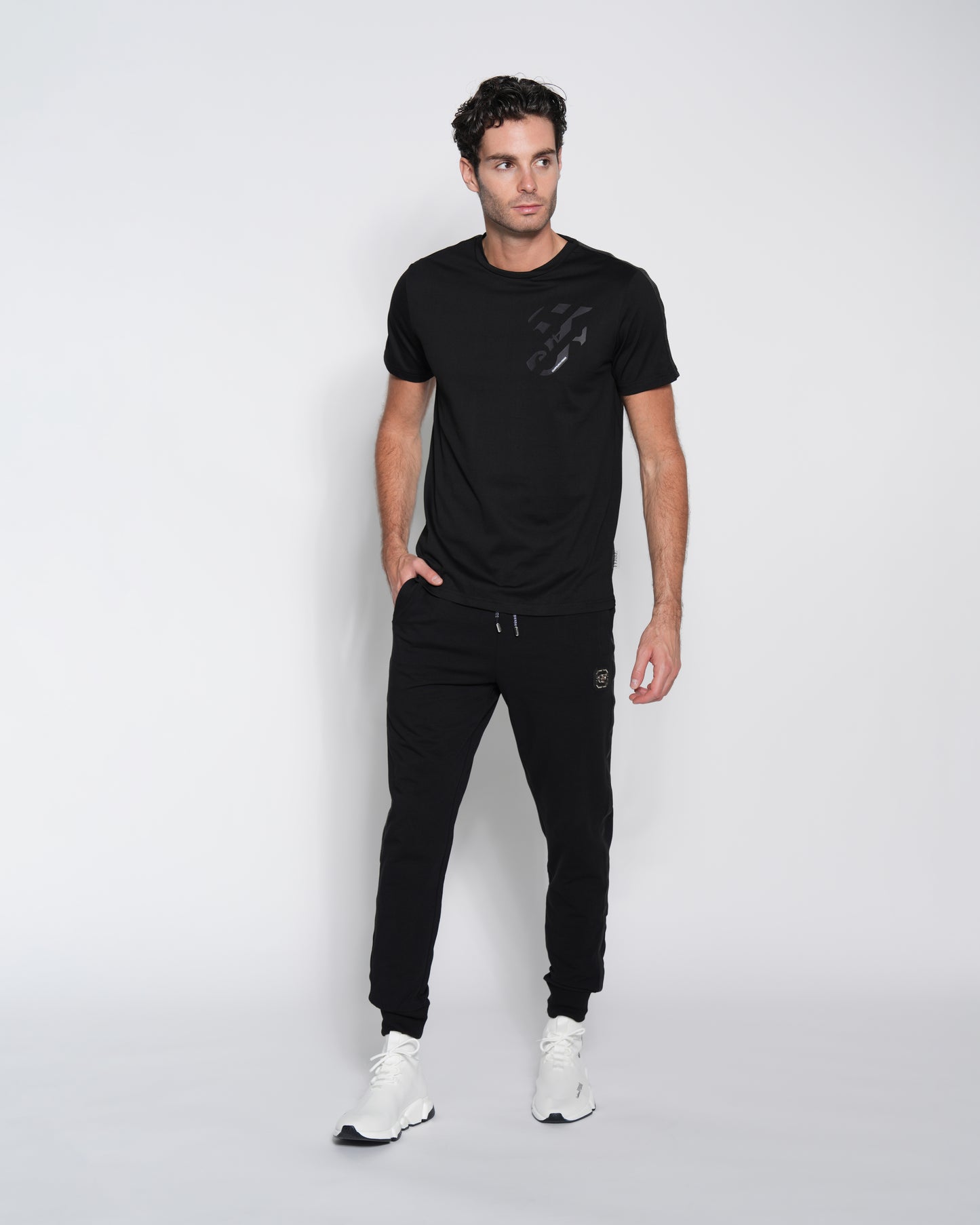 Logo Tape Embellished Track Pants