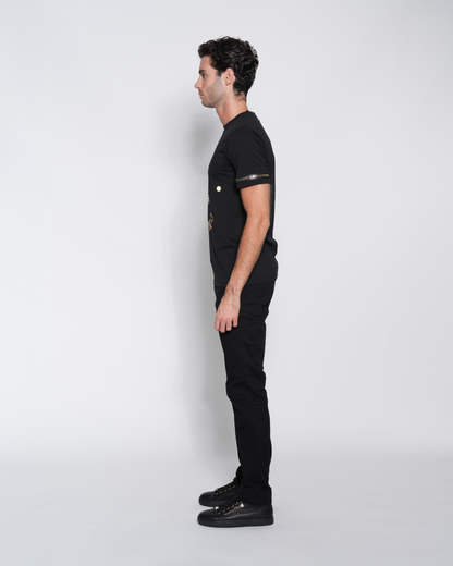 Slim Fit Black Casual Pants