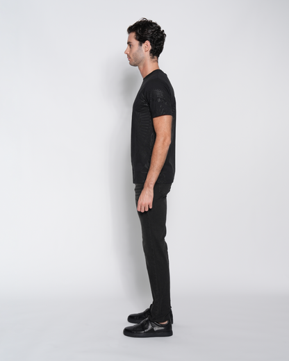 Slim Fit Black Denim Jeans